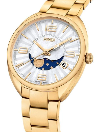 Shop Fendi Momento  Watch - Metallic