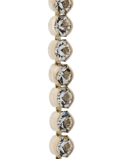 Shop Versace Asymmetric Medusa Drop Earrings In Metallic