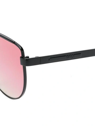 Shop Mcq By Alexander Mcqueen Sunset Aviator Sunglasses In Black