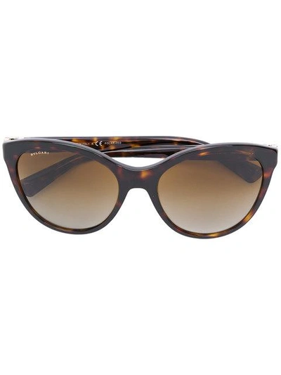 Shop Bulgari Cat Eye Sunglasses