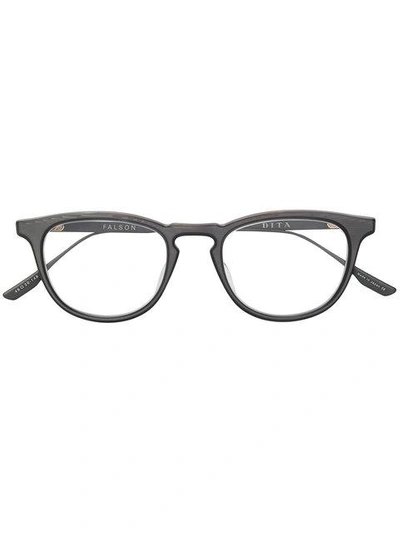 Shop Dita Eyewear Falson Glasses - Grey