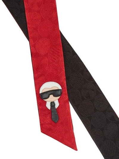 Shop Fendi Karlito Wrappy - Red