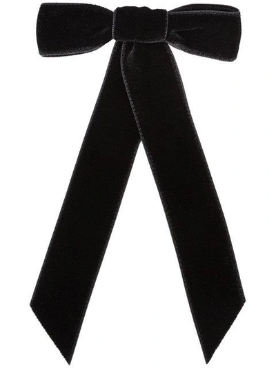 Shop Jennifer Behr Bow Hair Clip In Black