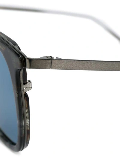 Shop Tomas Maier Eyewear Blue Tinted Sunglasses In Grey
