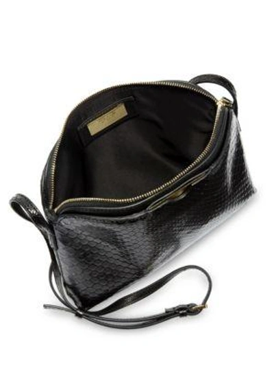 Shop The Row Patent Leather Multi Pouch Crossbody Bag In Black