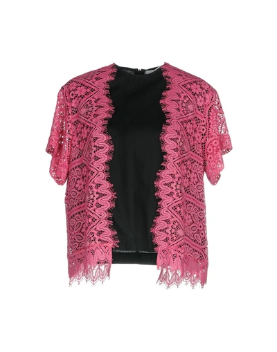 Shop Msgm Blouses In Pink