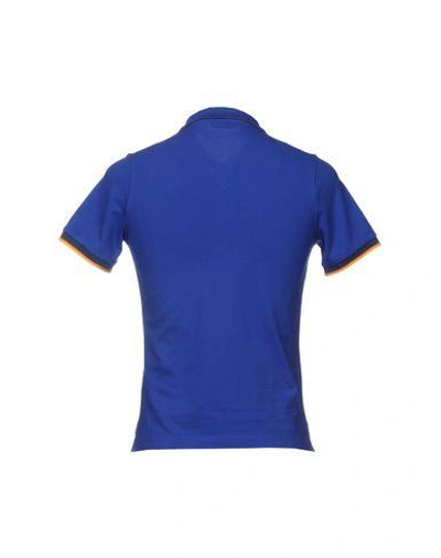 Shop K-way Polo Shirt In Blue