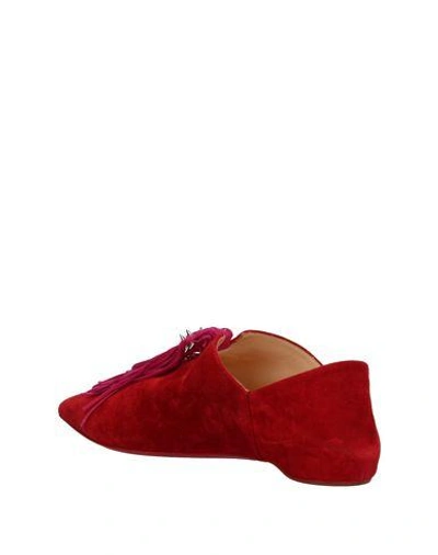 Shop Christian Louboutin Loafers In Red