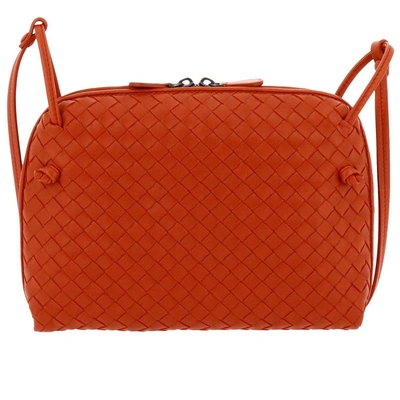 Shop Bottega Veneta Crossbody Bags Shoulder Bag Women  In Red