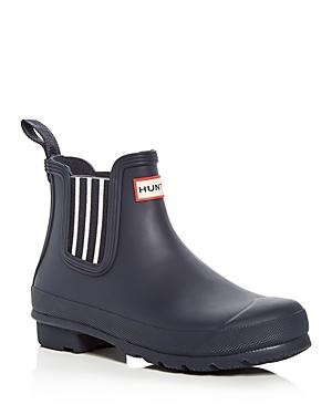 hunter garden stripe chelsea boots