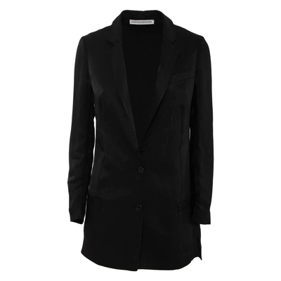 Shop Newyorkindustrie Viscose Blend Blazer In Black