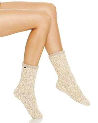 Shop Ugg Australia Cozy Chenille Socks In Cream