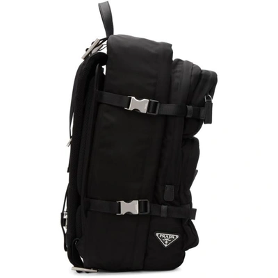 Shop Prada Black Nylon Mountain Backpack