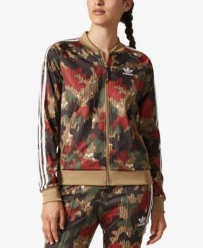 Adidas Originals Women's Originals Pharrell Williams Hu Hiking Sst Track  Jacket, Black In Camo | ModeSens