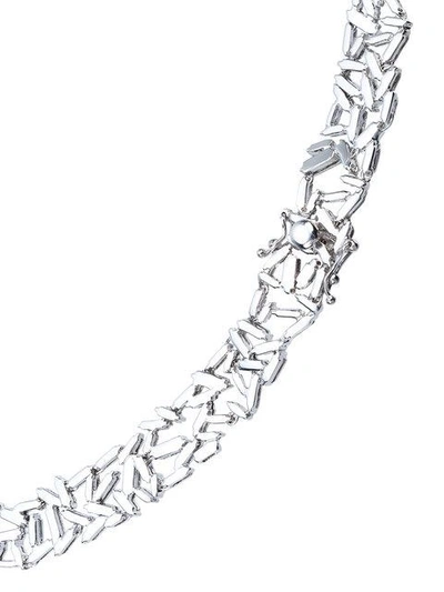 Shop Suzanne Kalan Baguette Diamond Necklace - Metallic