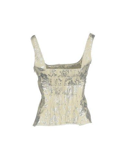 Shop Marques' Almeida Top In Ivory