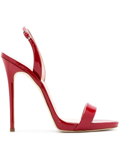 Shop Giuseppe Zanotti Design Sophie Sandals - Red