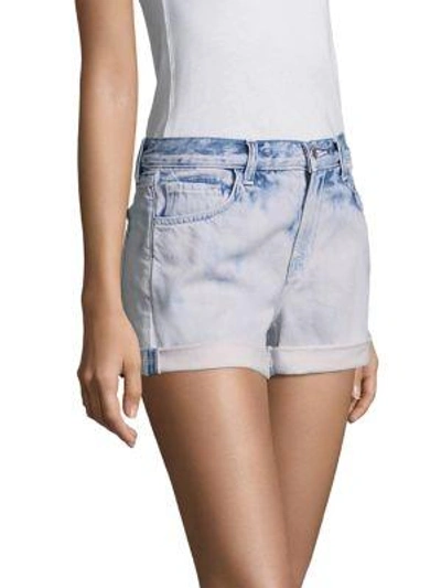 Shop J Brand Light Washed Denim Shorts In Dazed