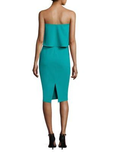 Shop Likely Driggs Strapless Dress In Mauvewood