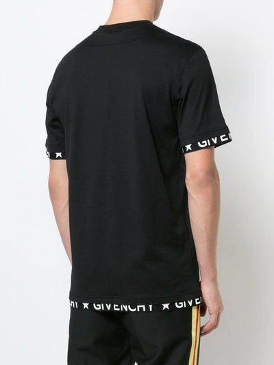 Shop Givenchy Logo Trim T-shirt