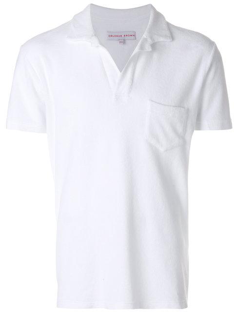 Orlebar Brown Classic Polo Shirt In White | ModeSens