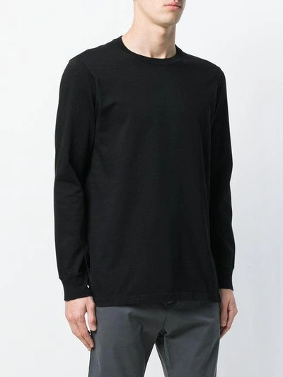 Shop Attachment Round Neck Sweatshirt In Black