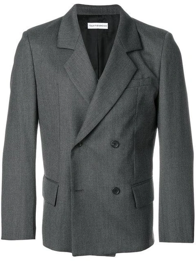 Gosha Rubchinskiy Button Up Suit Jacket | ModeSens