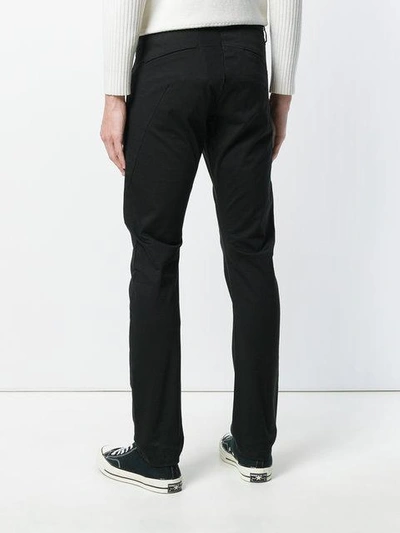 Shop Attachment Gathered Straight Leg Trousers In Black
