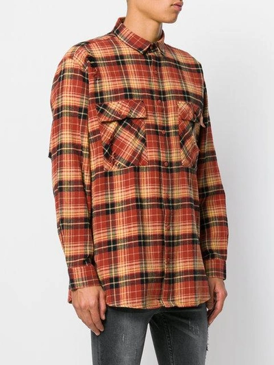 Shop Stampd Distressed Checked Shirt