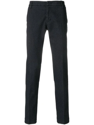 Shop Entre Amis Woven Tailored Trousers - Blue