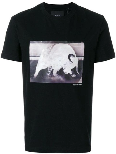Shop Blood Brother X Liberty Exclusive Bull T-shirt - Black