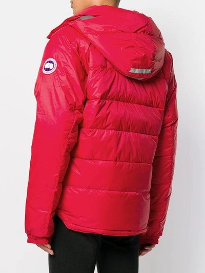 Shop Canada Goose Padded Jacket In Red