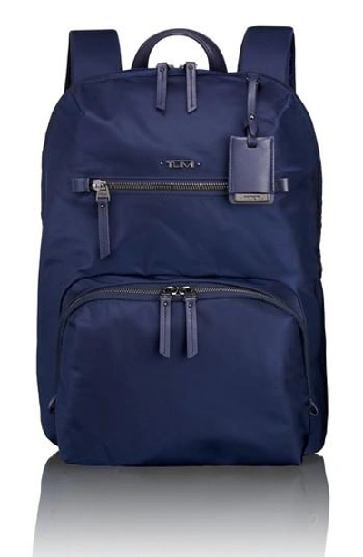 Shop Tumi 'voyageur Halle' Nylon Backpack - Blue In Marine