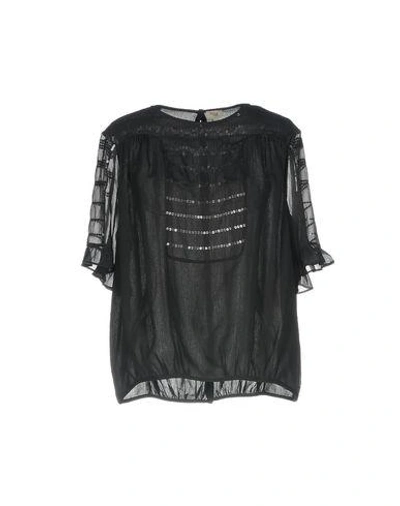 Shop Intropia Blouses In Lead