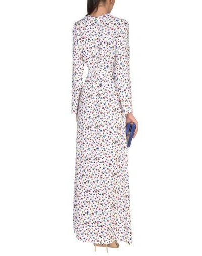 Shop Msgm Long Dresses In White