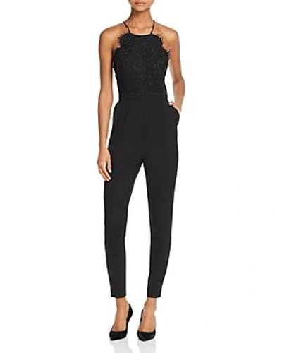 Shop Fame And Partners The Shona Jumpsuit In Black