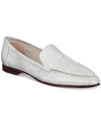 Shop Kate Spade New York Carima Pointed-toe Loafers In Silver