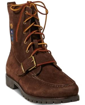 polo ralph lauren men's ranger suede boots