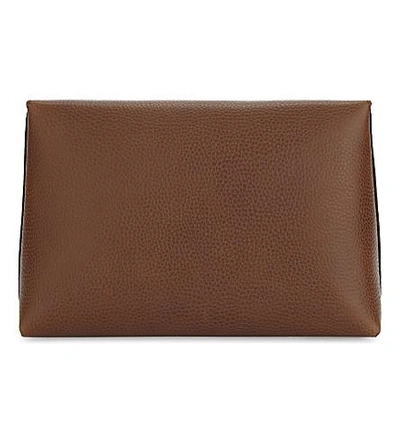 Shop Mulberry Darley Large Cosmetic Pouch In Oak