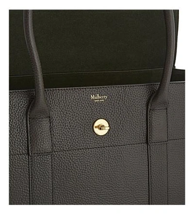 Shop Mulberry Bayswater New Leather Tote In Racing Green