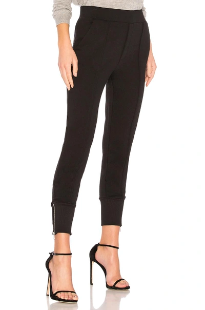 Shop Avec Les Filles Side Zip Jogger Pant In Black