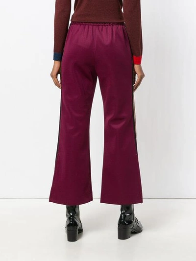 Shop Marc Jacobs Runaway Track Pants - Red