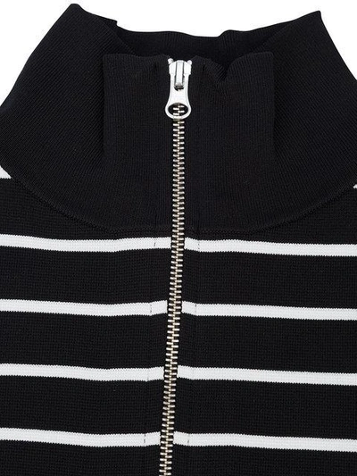 Shop Veronica Beard Regan Striped Dickey - Black