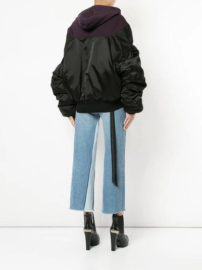 Ben Taverniti Unravel Project Oversized Hooded Bomber Jacket