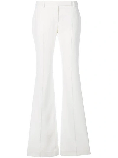 Shop Alexander Mcqueen Flared Tailored Trousers