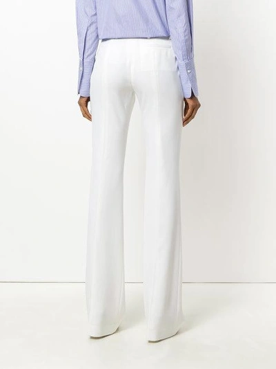 Shop Alexander Mcqueen Flared Tailored Trousers