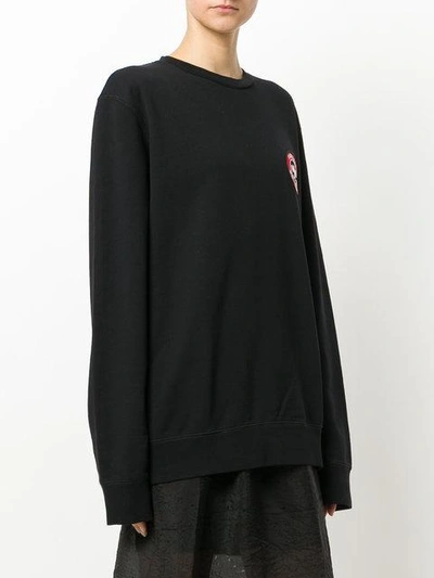 Yang Li Embroidered Patch Sweatshirt | ModeSens