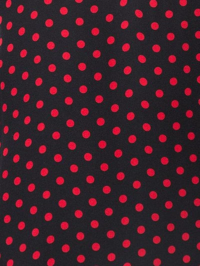Shop Amiri Cold-shoulder Polka-dot Dress - Red