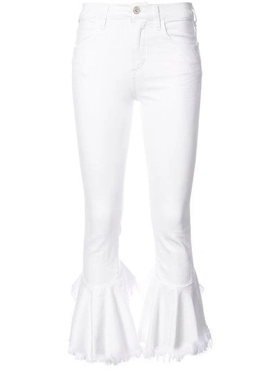 Shop Citizens Of Humanity Flared Skinny Jeans In White