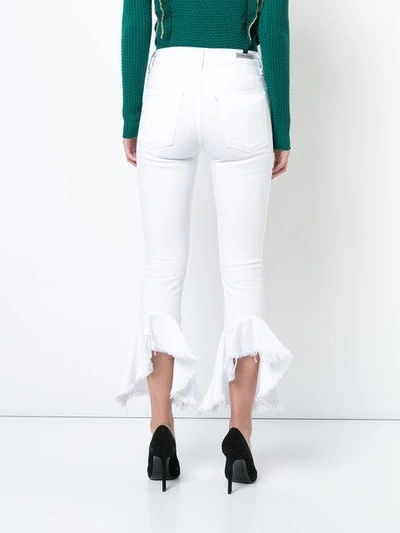 Shop Citizens Of Humanity Flared Skinny Jeans In White